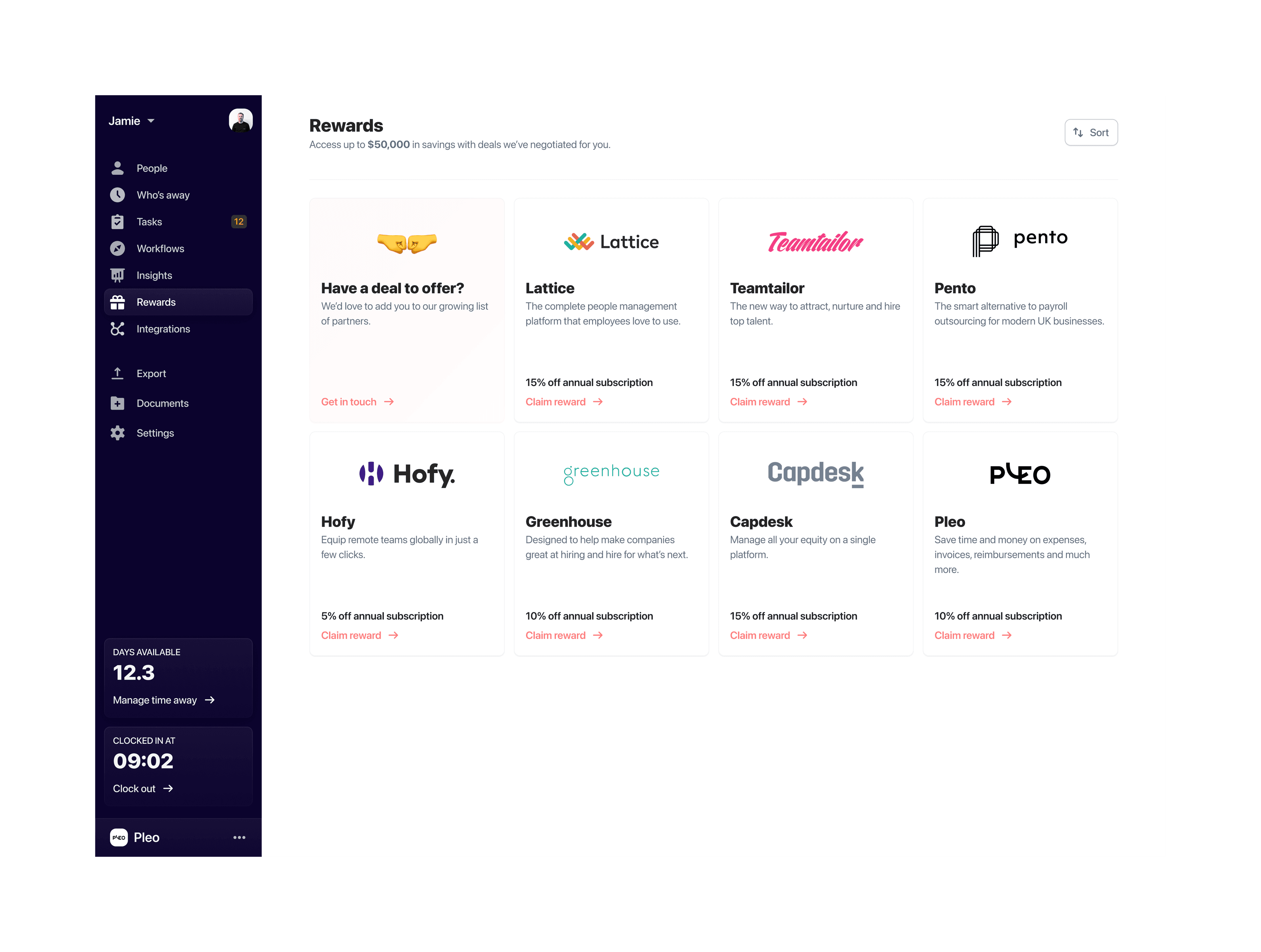 While the design only shows a limited set of rewards, the goal was to create a system that could support many more. I also started to play with the navigation to support an ever expanding set of features.